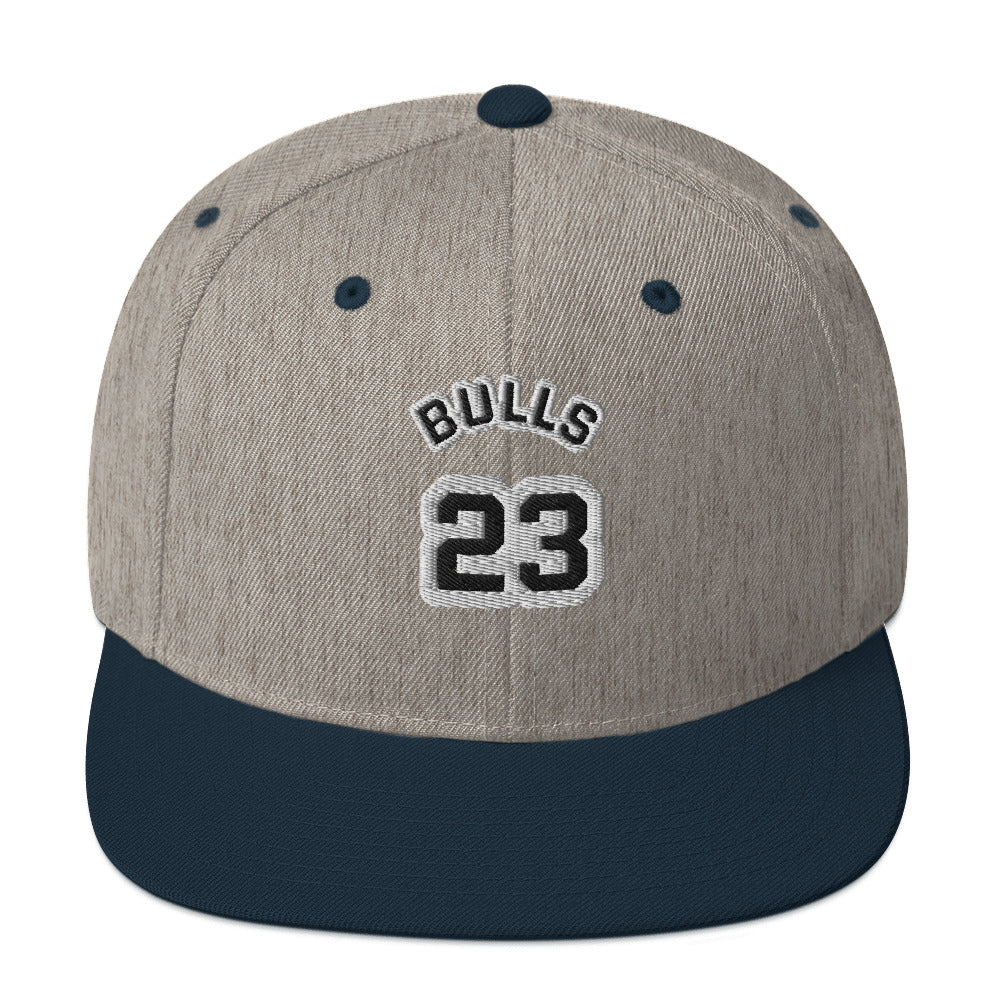 "BULLS 23" Snapback Hat