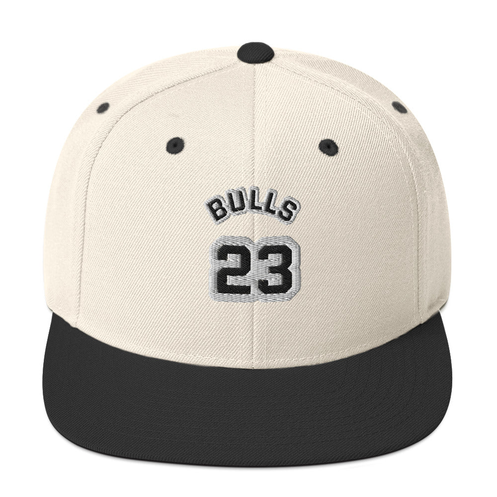 "BULLS 23" Snapback Hat