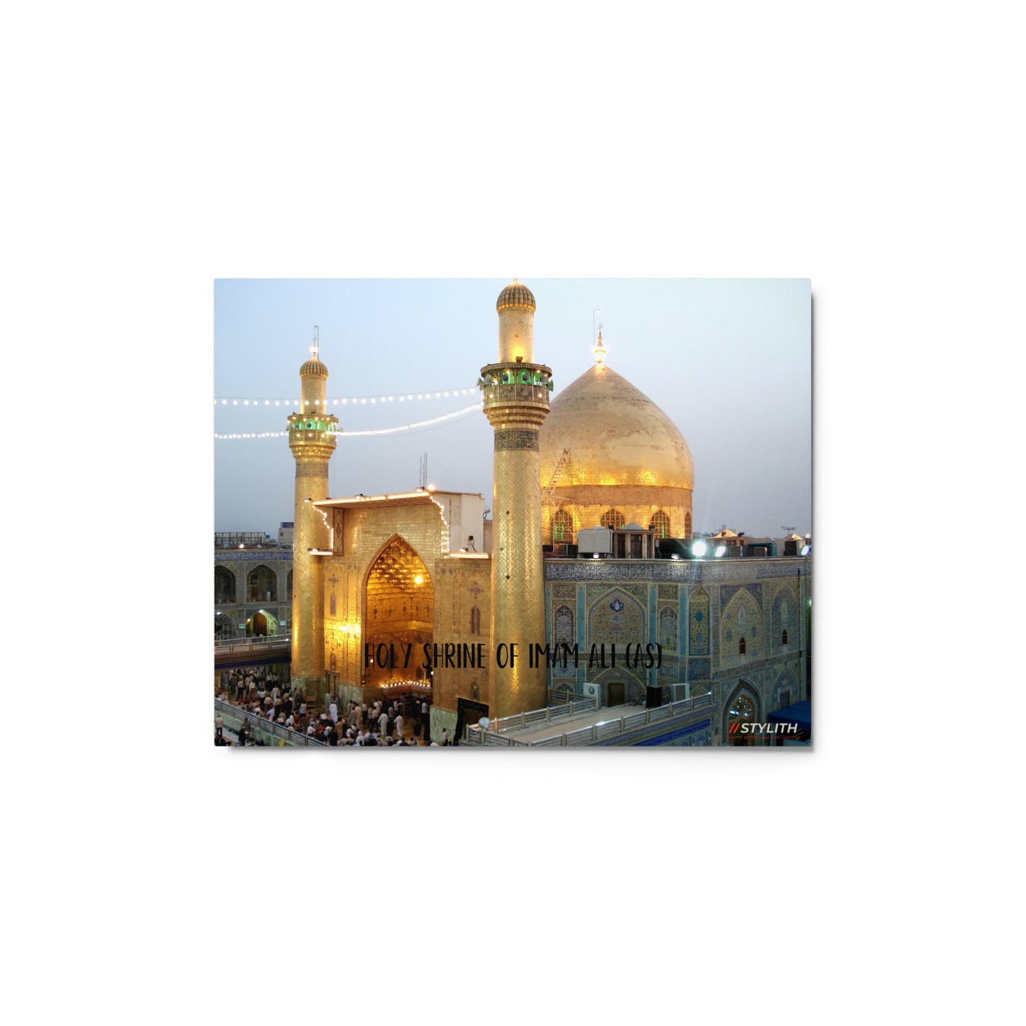 Holy Shrine of Imam Ali (as) Metal Poster