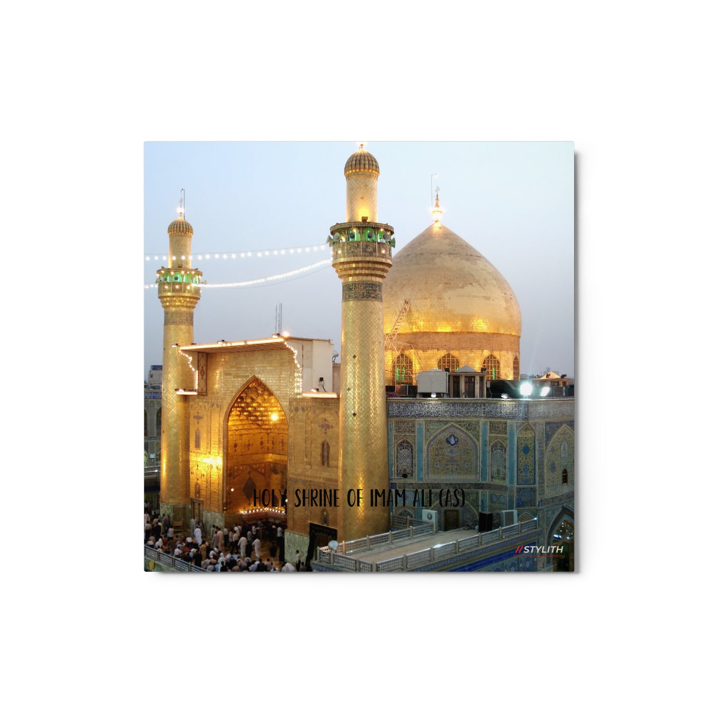 Holy Shrine of Imam Ali (as) Metal Poster