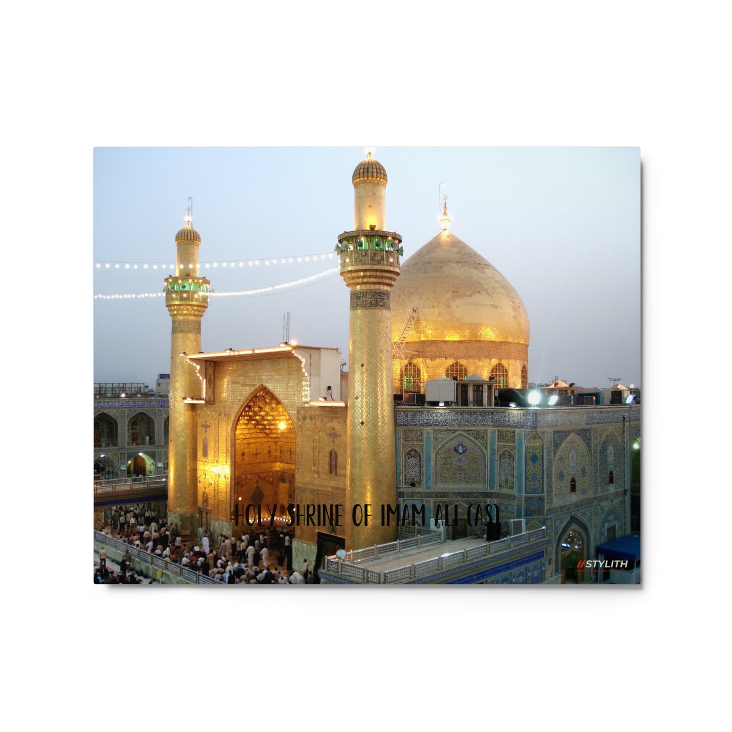 Holy Shrine of Imam Ali (as) Metal Poster