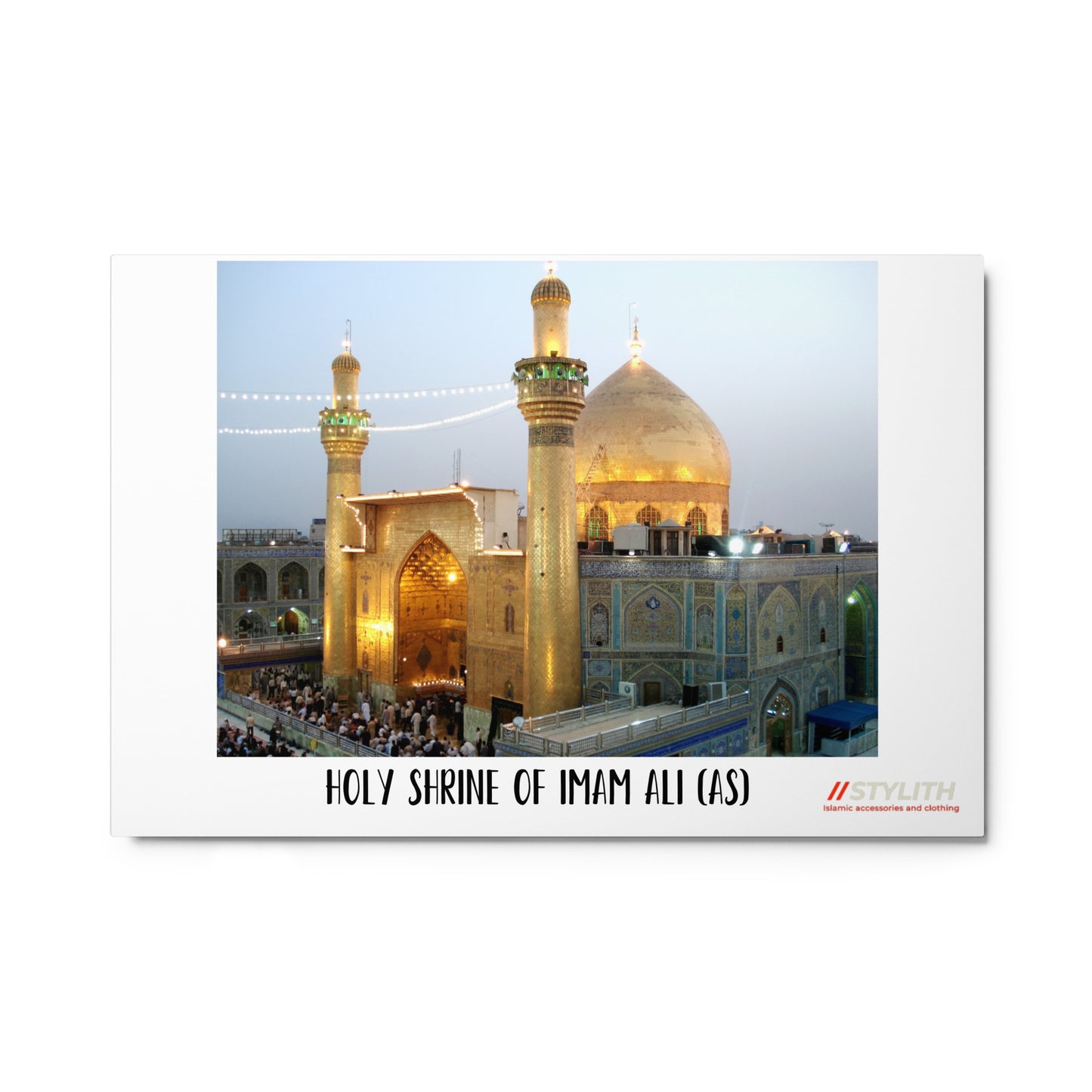 Holy Shrine of Imam Ali (as) Metal Poster