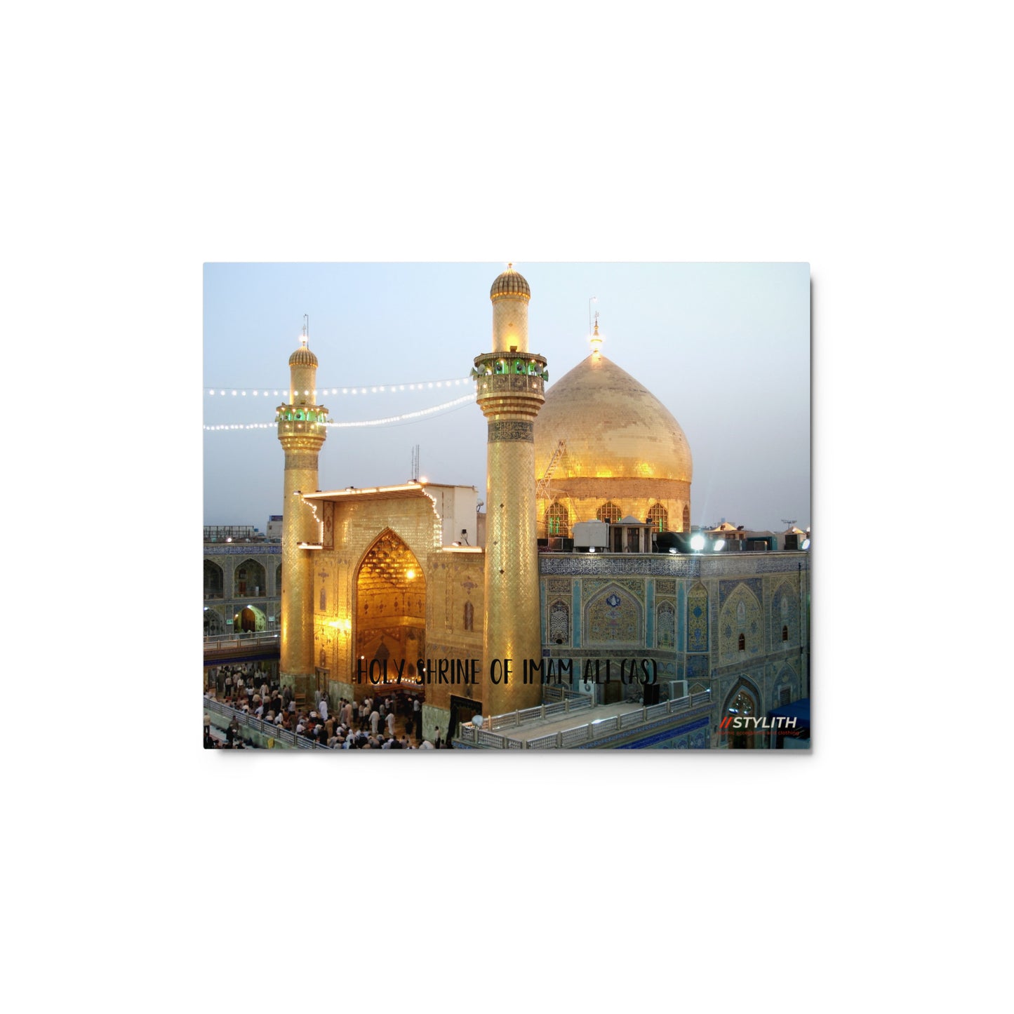 Holy Shrine of Imam Ali (as) Metal Poster