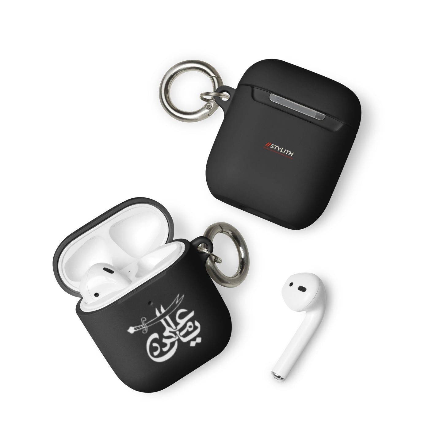 Imam Ali (as) Calligraphy Rubber Case for AirPods®