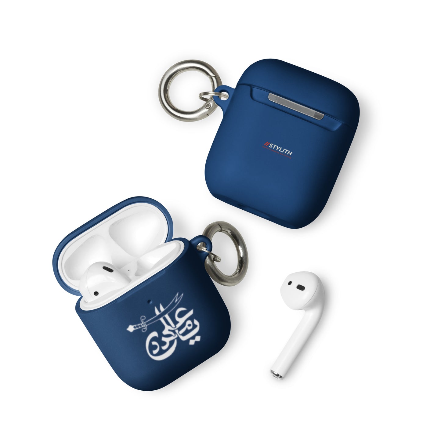 Imam Ali (as) Calligraphy Rubber Case for AirPods®