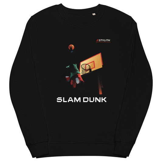 "Slam Dunk" Basketball Black Unisex Crewneck Sweatshirt