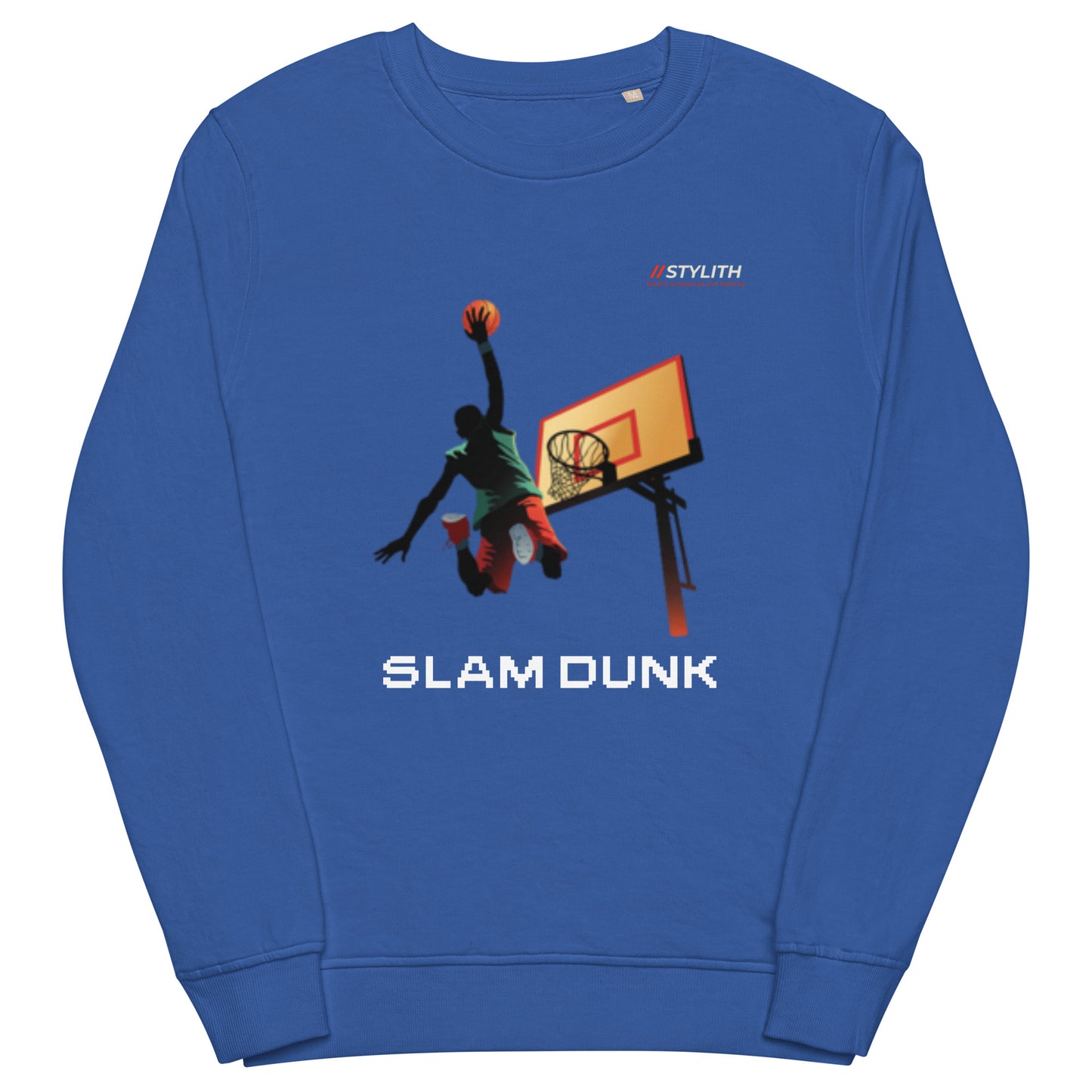 "Slam Dunk" Basketball Black Unisex Crewneck Sweatshirt